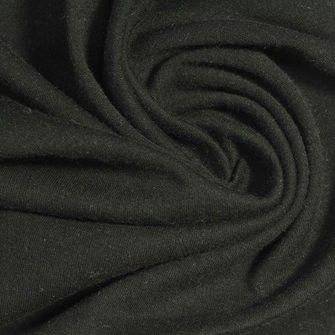 Dark Charcoal Interlock Knit, Cotton