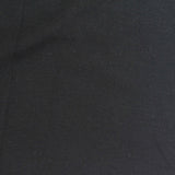 Viscose Nylon Stretch Ponte Knit Fabric, 240 gsm, 150 cm — Black — photo 3