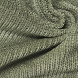 Polyester Stretch Chenille Fabric, 260 gsm, 165 cm — Green — photo 3