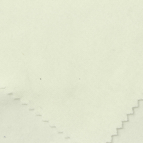 Tencel Lyocell Cotton Blend Scuba Knit Fabric, 260 gsm — White