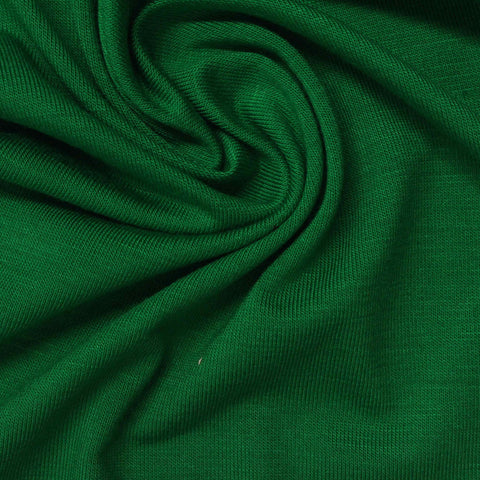 Viscose Stretch Jersey Knit Fabric, 157 gsm, 170 cm — Green