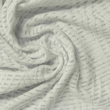 White Tone-on-Tone Jacquard, Spandex — photo 3
