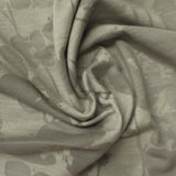 Grey Floral Jersey Knit, Poly-Viscose — photo 3