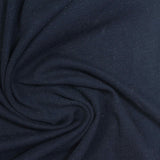 Tencel Lyocell Acrylic Blend Stretch Rib Knit Fabric, 190 gsm, 160 cm — Navy — photo 3