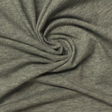 Heathered Grey Marl Jersey Knit, Poly-Cotton — photo 3