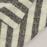 Off-White Stripes Rib Knit, Poly-Viscose — photo 3