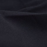 Polyester Stretch Linen-Look Fabric, 130 gsm, 147 cm — Black — photo 3