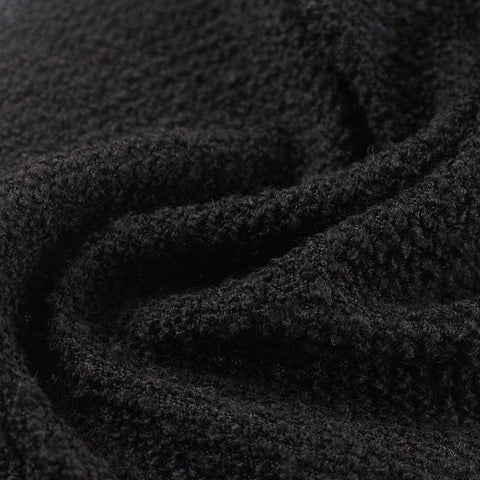 Dark Grey Marl French Terry, Polyester, 350 gsm