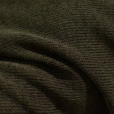 Polyester Stretch Chunky Knit Fabric, 183 gsm, 155 cm — Brown — photo 3