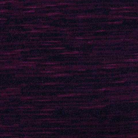 Dark Purple Marl Chunky Knit, 189 gsm