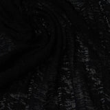 Black Zigzag Rib Knit, Polyester — photo 3