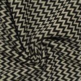 Black Zigzag Jacquard, Polyester — photo 3