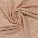 Slub Polyester Viscose Stretch Chunky Knit Fabric, 185 gsm, 160 cm — Pink — photo 3