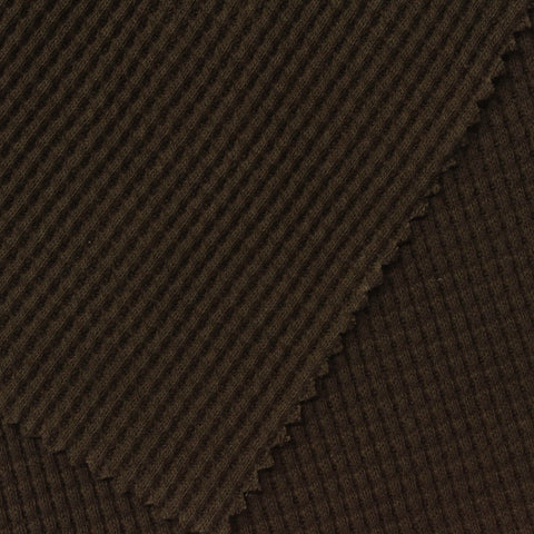 100% Cotton Waffle Knit Fabric, 300 gsm, 165 cm — Brown