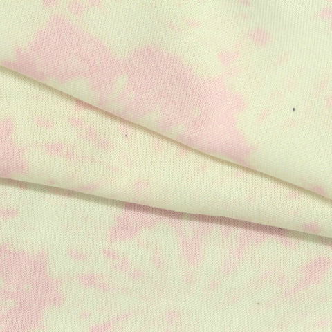 Pink Abstract-Cloud Knit, Polyester