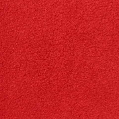 100% Polyester Fleece Fabric, 190 gsm, 158 cm — Red