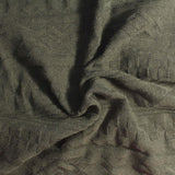 Dark Green Diamonds Jacquard, Cotton — photo 3