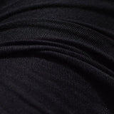 Dark Grey Marl Jersey Knit, Viscose — photo 3