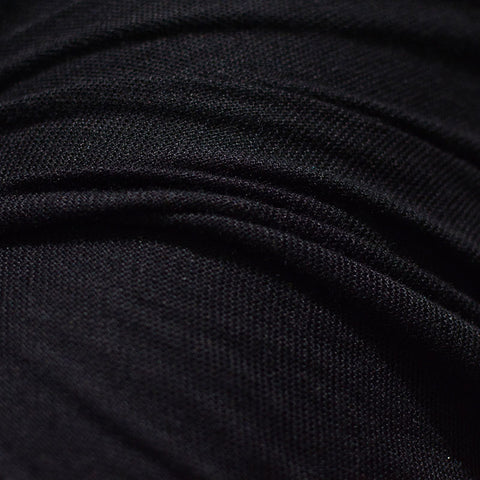 Dark Grey Marl Jersey Knit, Viscose, 140 gsm, 150 cm
