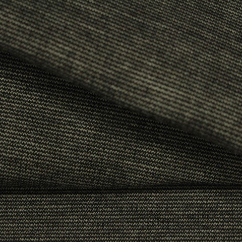 Dark Grey Marl Interlock Knit, Viscose-Poly, 275 gsm