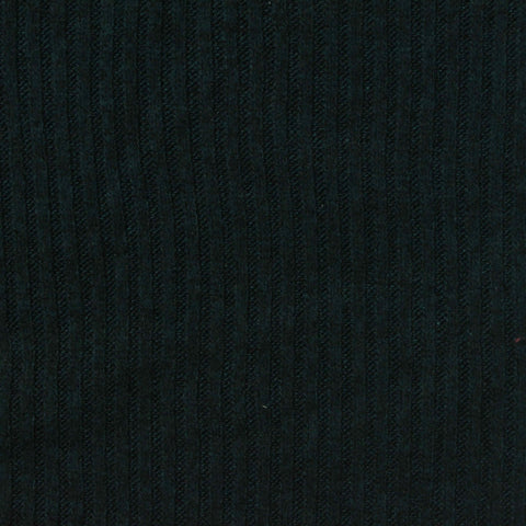 Polyester Viscose Stretch Chunky Knit Fabric, 240 gsm, 169 cm — Black