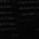 Striped 100% Polyester Chenille Fabric, 200 gsm, 160 cm — Black — photo 3