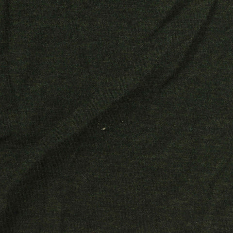 Dark Green Heathered-Marl Jersey Knit, Poly-Viscose