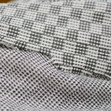 Jacquard 100% Polyester Chunky Knit Fabric, 170 gsm, 154 cm — Grey — photo 3