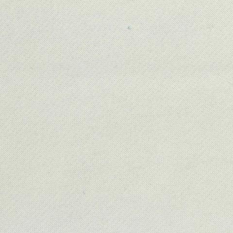 Brushed Polyester French Terry Fabric, 231 gsm, 190 cm — White