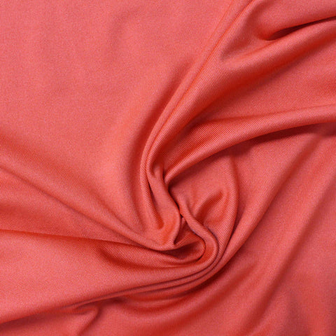 Polyester Stretch Jersey Knit Fabric, 220 gsm, 165 cm — Orange