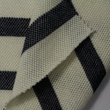 Black Stripes Chunky Knit, Cotton-Poly — photo 3