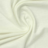 Slub Viscose Stretch Jersey Knit Fabric, 280 gsm, 160 cm — White — photo 3