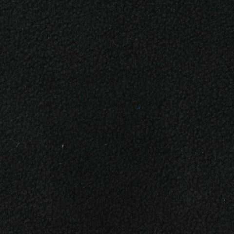 100% Polyester Fleece Fabric, 292 gsm, 160 cm — Black
