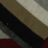 Black Horizontal-Stripe Jersey Knit, Poly-Viscose — photo 3