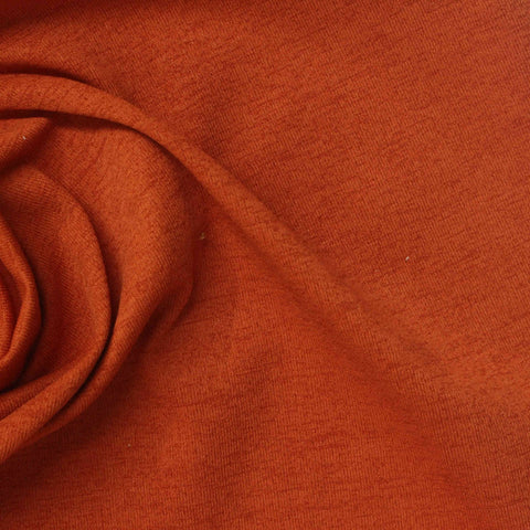 Orange Marl Jersey Knit, Polyester, 160 gsm