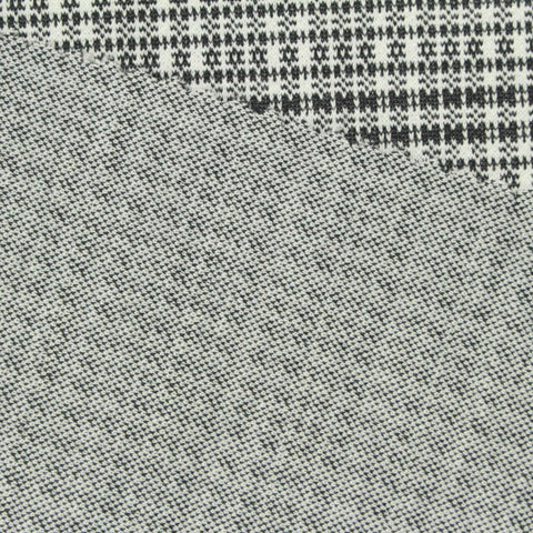 Black Houndstooth Jacquard, Polyester, 360 gsm