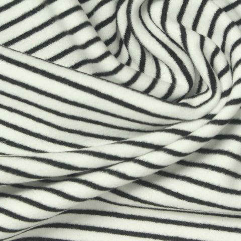 Dark Grey Horizontal-Stripe Velvet, Polyester