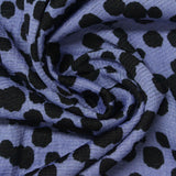 Black Irregular-Animal Print Jersey Knit, Polyester — photo 3