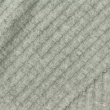 Cotton Polyester Rib Knit Fabric, 180 gsm, 170 cm — Grey — photo 3
