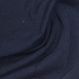 Polyester Cotton Stretch French Terry Fabric, 260 gsm, 175 cm — Navy — photo 3
