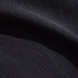 100% Polyester Crepe Fabric, 130 gsm, 147 cm — Black — photo 3