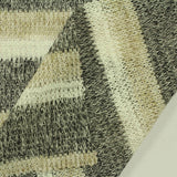 Black Horizontal-Stripe Chunky Knit, Viscose-Poly — photo 3