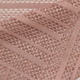 Pink Horizontal-Band Jacquard, Polyester — photo 3