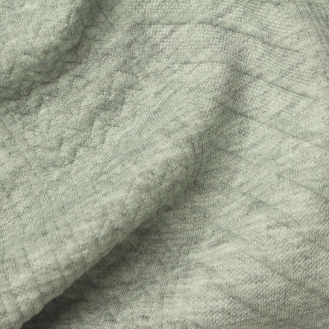 Light Grey Chevron Scuba Knit, Polyester