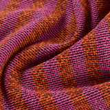 Pink Vertical-Stripe Chunky Knit, Polyester — photo 3