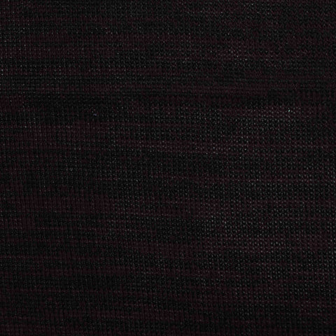 Dark Red Marl Chunky Knit, Polyester, 210 gsm