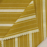 Mustard Horizontal-Stripe Woven, Cotton — photo 3