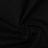 100% Polyester Ponte Knit Fabric, 245 gsm, 155 cm — Black — photo 3