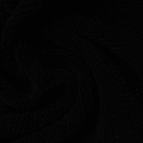 Black Marl Chenille, Polyester, 294 gsm