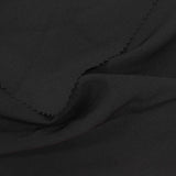 Polyester Viscose Stretch Woven Fabric, 220 gsm — Black — photo 3
